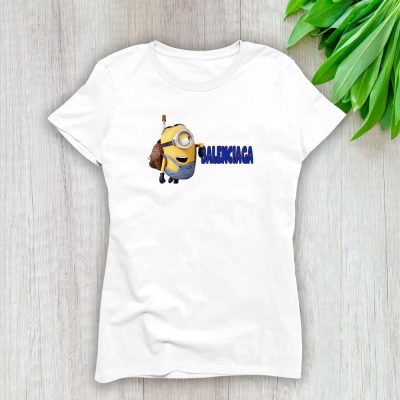 Minions Despicable Me Balenciaga Brand Lady T-Shirt Cotton Tee TLT6315