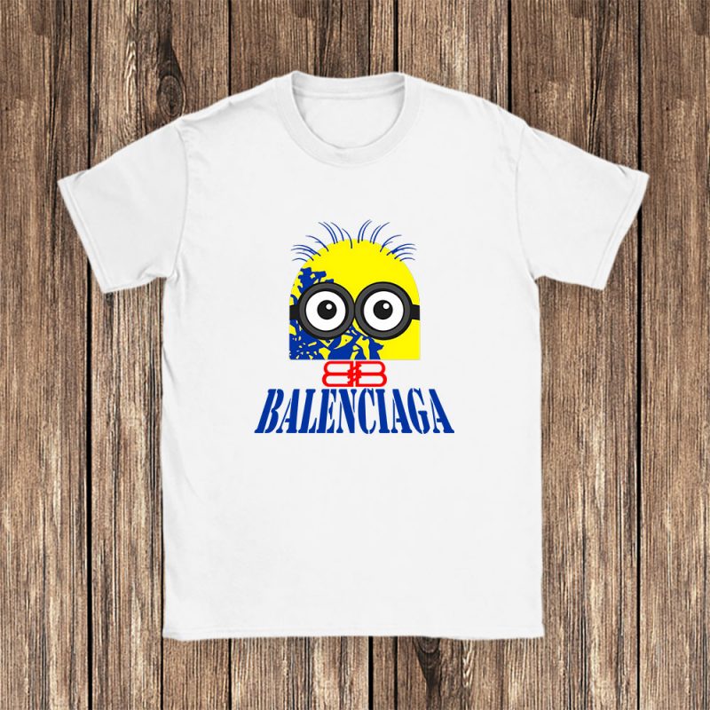 Minions Despicable Me Balenciaga Brand Unisex T-Shirt Cotton Tee TAT6304