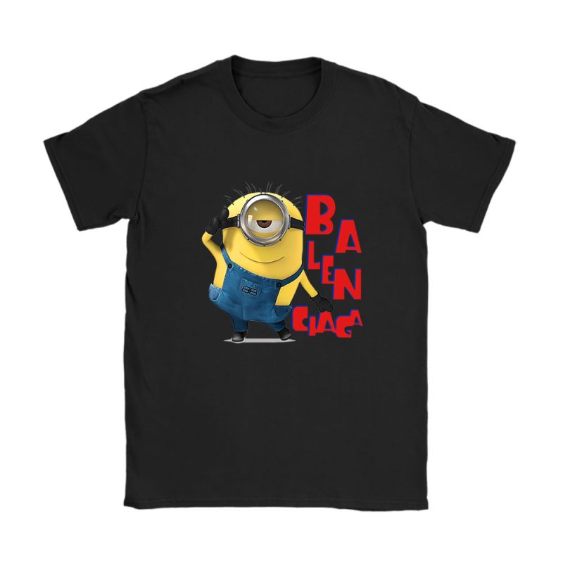 Minions Despicable Me Balenciaga Brand Unisex T-Shirt Cotton Tee TAT6306