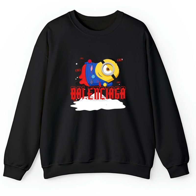 Minions Despicable Me Christmas Balenciaga Brand Unisex Sweatshirt TAS6319