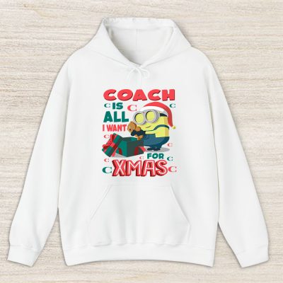 Minions Despicable Me Christmas Coach Brand Unisex Hoodie TAH6320