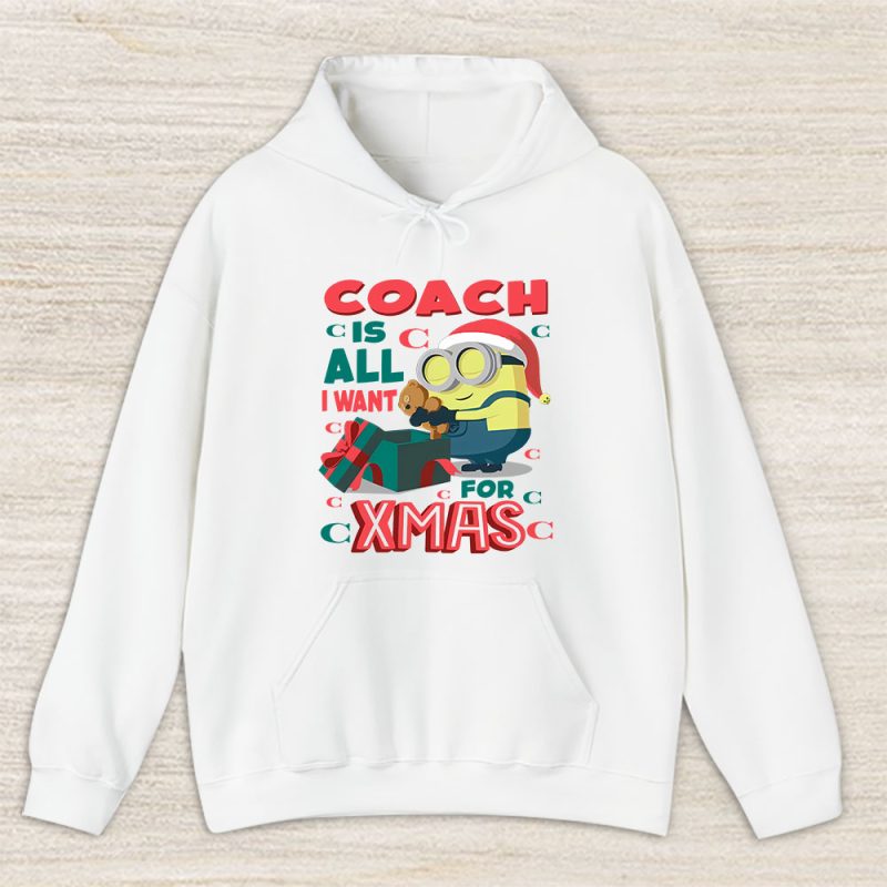 Minions Despicable Me Christmas Coach Brand Unisex Hoodie TAH6320