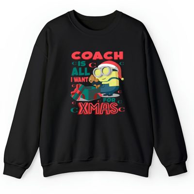 Minions Despicable Me Christmas Coach Brand Unisex Sweatshirt TAS6320