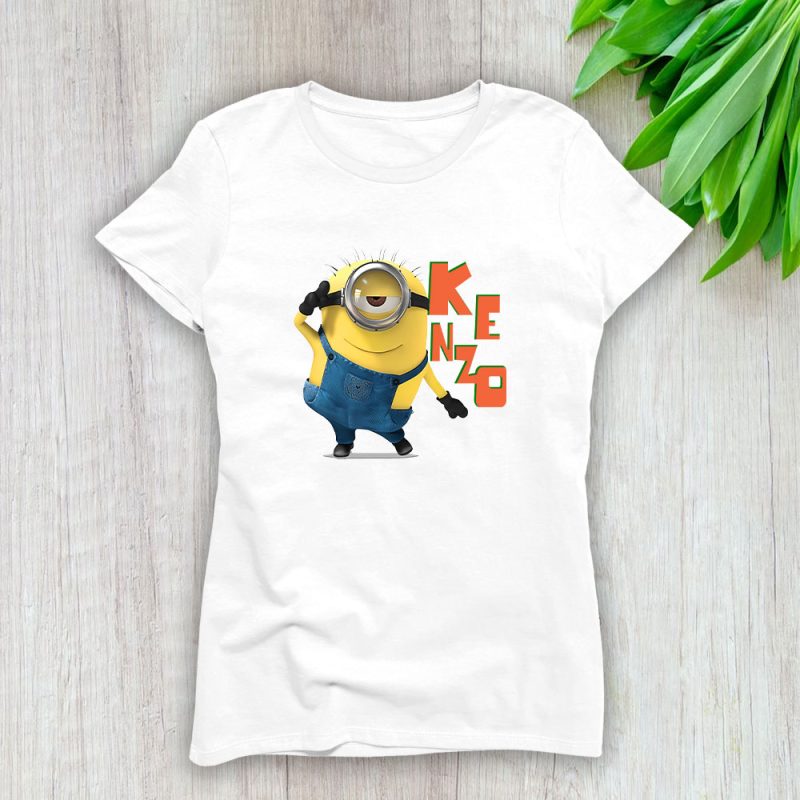 Minions Despicable Me Kenzo Brand Lady T-Shirt Cotton Tee TLT6350