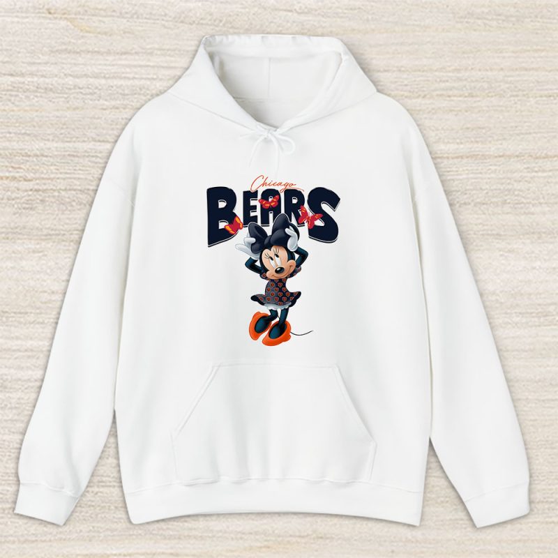 Minnie Mouse X Chicago Bears Team X NFL X American Football Unisex Hoodie TAH5896