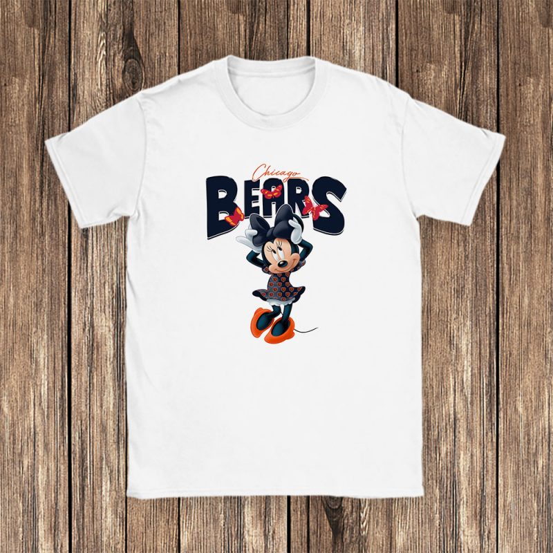 Minnie Mouse X Chicago Bears Team X NFL X American Football Unisex T-Shirt TAT5896
