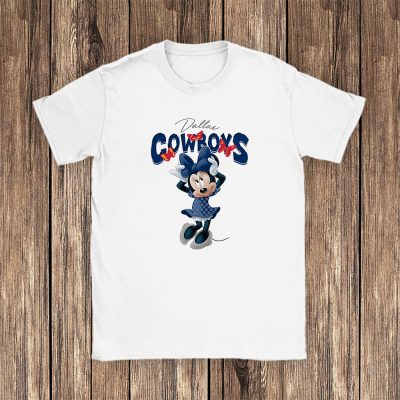 Minnie Mouse X Dallas Cowboys Team X NFL X American Football Unisex T-Shirt TAT5897