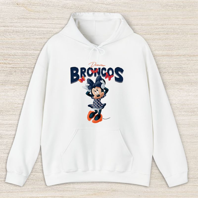 Minnie Mouse X Denver Broncos Team X NFL X American Football Unisex Hoodie TAH5899