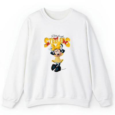 Minnie Mouse X Pittsburgh Steelers Team X NFL X American Football Unisex Sweatshirt TAS5909