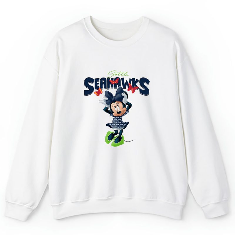 Minnie Mouse X Seattle Seahawks Team X NFL X American Football Unisex Sweatshirt TAS5911
