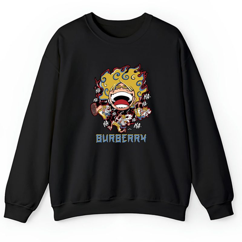 Monkey D Luffy One Piece Burberry Brand Unisex Sweatshirt TAS6559