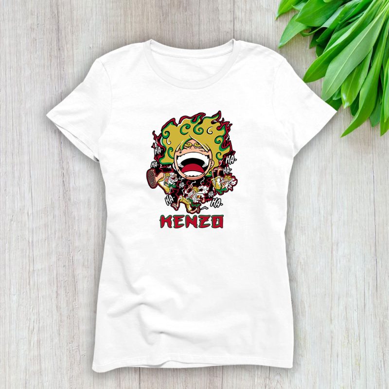 Monkey D Luffy One Piece Kenzo Brand Lady T-Shirt Women Tee TLT6565