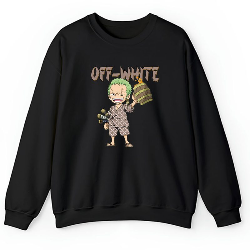 Monkey D Luffy One Piece Offwhite Unisex Sweatshirt TAS7054