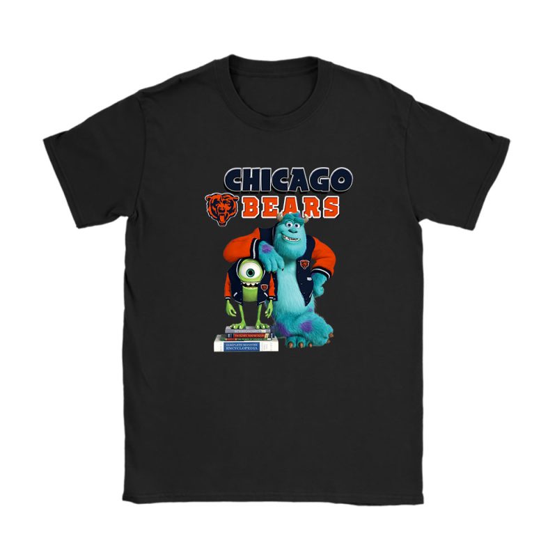Monster X Mike X Sully X Chicago Bears Team X NFL X American Football Unisex T-Shirt TAT5934