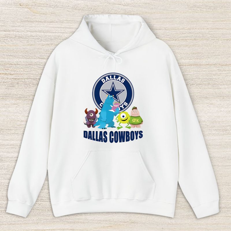 Monster X Mike X Sully X Dallas Cowboys Team X NFL X American Football Unisex Hoodie TAH5936