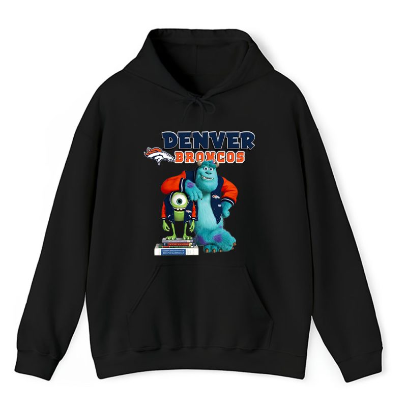 Monster X Mike X Sully X Denver Broncos Team X NFL X American Football Unisex Hoodie TAH5937