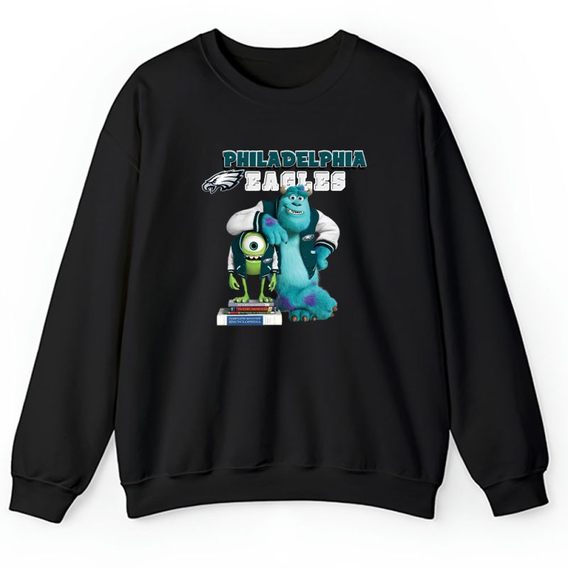 Monster X Mike X Sully X Philadelphia Eagles Team X NFL X American Football Unisex Sweatshirt TAS5941