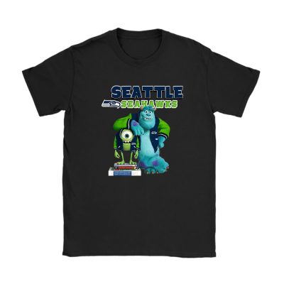 Monster X Mike X Sully X Seattle Seahawks Team X NFL X American Football Unisex T-Shirt TAT5943