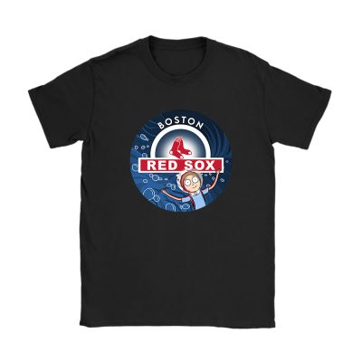 Morty X Boston Red Sox Team MLB Baseball Fans Unisex T-Shirt Cotton Tee TAT8649