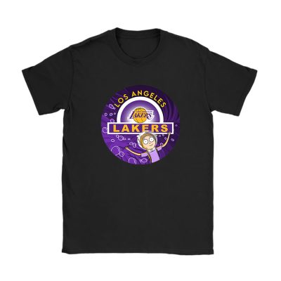Morty X Los Angeles Lakers Team X NBA X Basketball Unisex T-Shirt Cotton Tee TAT8664