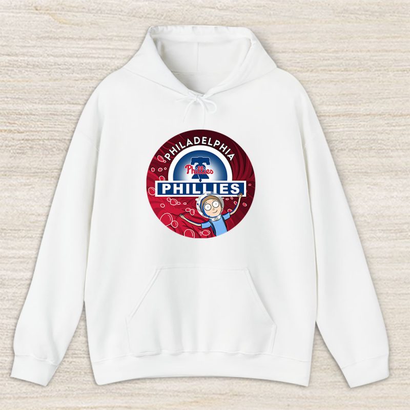 Morty X Philadelphia Phillies Team MLB Baseball Fans Unisex Hoodie TAH8654