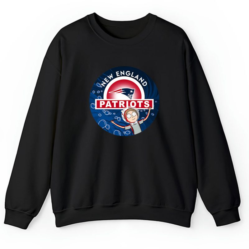 Morty X Rick And Morty X New England Patriots Team NFL American Football Unisex Sweatshirt TAS6815