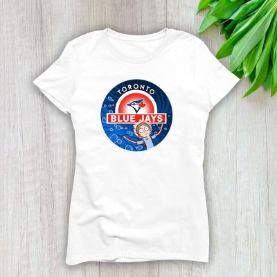 Morty X Toronto Blue Jays Team MLB Baseball Fans Lady T-Shirt Women Tee LTL8657