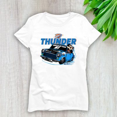 Mr Bean X Oklahoma City Thunder Team X NBA X Basketball Lady Shirt Women Tee TLT5593