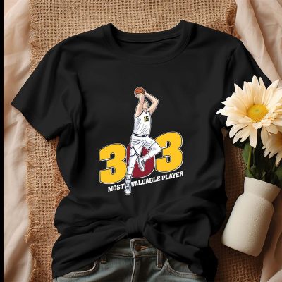 Nikola Jokic 303 Most Valuable Player Denver Nuggets Unisex T-Shirt Cotton Tee