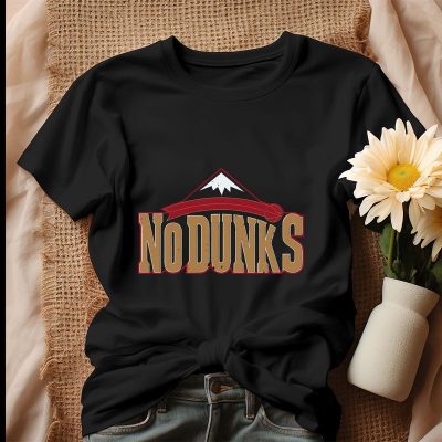 No Dunks Denver Nuggets NBA Unisex T-Shirt Cotton Tee