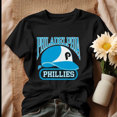 Philadelphia Phillies Helmet Baseball Unisex T-Shirt Cotton Tee