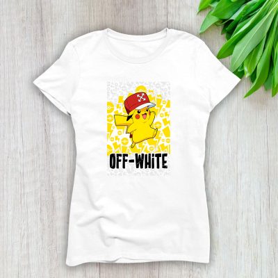 Pikachu Offwhite Brand Lady Shirt Women Tee TLT5431