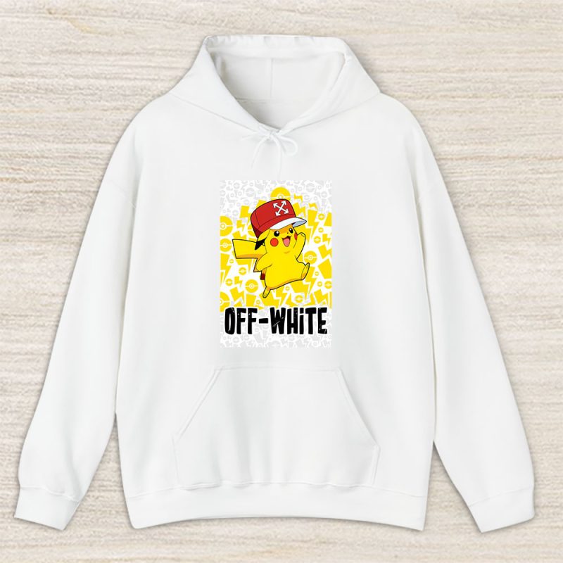 Pikachu Offwhite Unisex Hoodie TAH5541