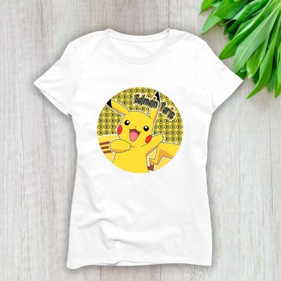 Pikachu Pokemon Balmain Paris Brand Lady Shirt Women Tee TLT5436