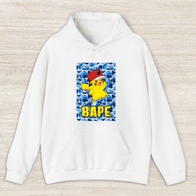 Pikachu Pokemon Bape Unisex Hoodie TAH5547