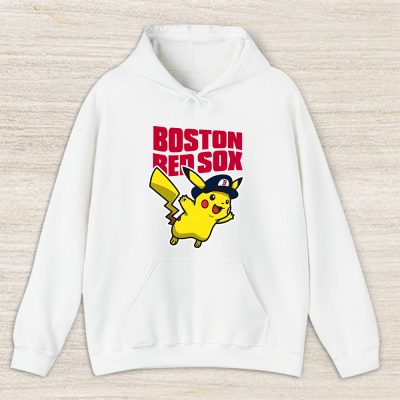 Pikachu X Boston Red Sox Team X MLB X Baseball Fans Unisex Hoodie TAH5946