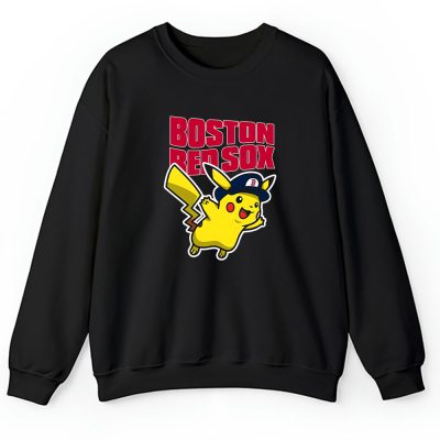 Pikachu X Boston Red Sox Team X MLB X Baseball Fans Unisex Sweatshirt TAS5946