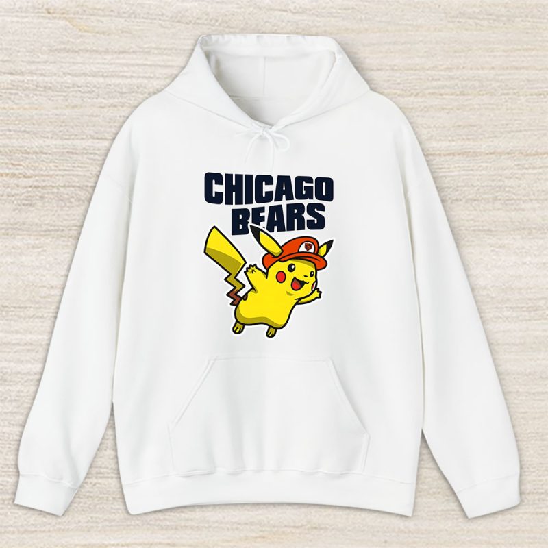 Pikachu X Chicago Bears Team X NFL X American Football Unisex Hoodie TAH5965
