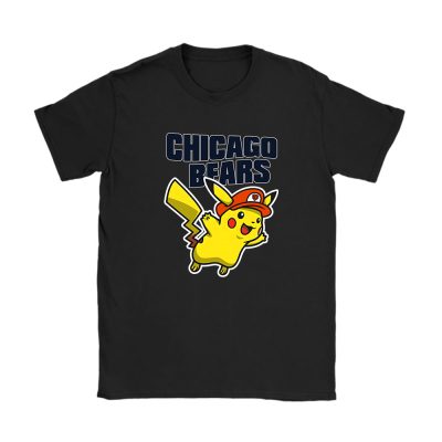 Pikachu X Chicago Bears Team X NFL X American Football Unisex T-Shirt TAT5965