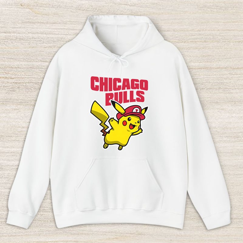 Pikachu X Chicago Bulls Team X NBA X Basketball Unisex Hoodie TAH5957