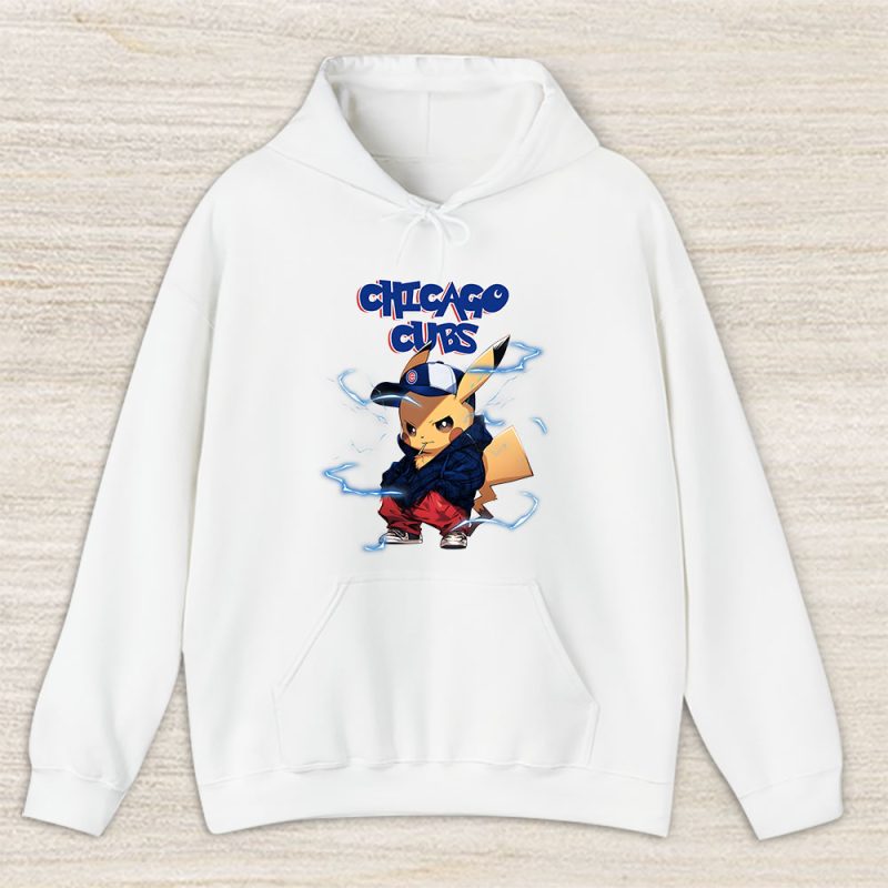 Pikachu X Chicago Cubs Team X MLB X Baseball Fans Unisex Hoodie TAH8746