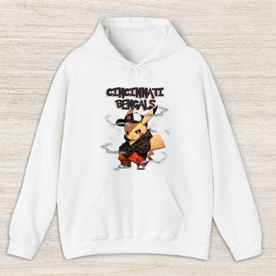 Pikachu X Cincinnati Bengals Team NFL American Football Unisex Hoodie TAH8716