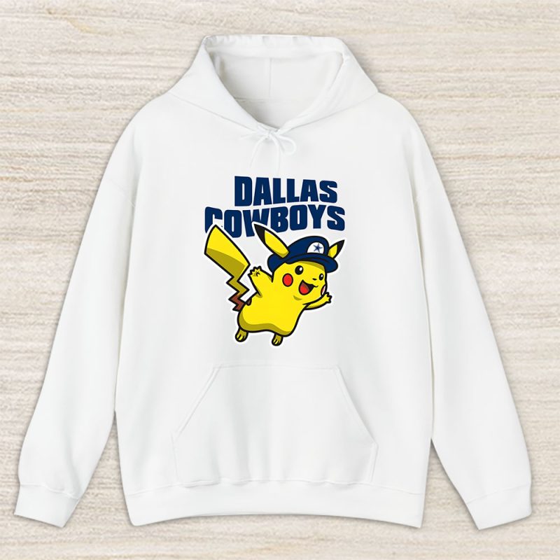 Pikachu X Dallas Cowboys Team X NFL X American Football Unisex Hoodie TAH5966