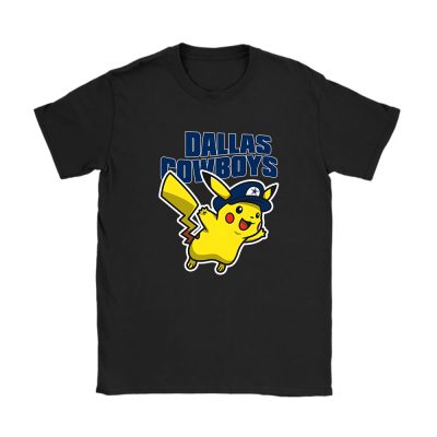 Pikachu X Dallas Cowboys Team X NFL X American Football Unisex T-Shirt TAT5966