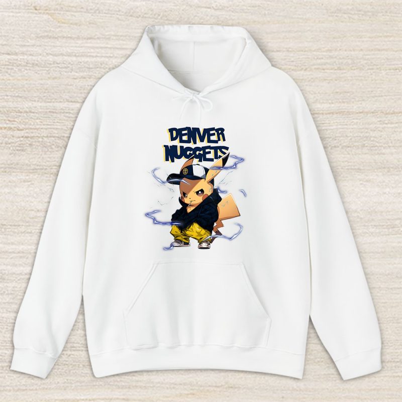 Pikachu X Denver Nuggets Team NBA Basketball Unisex Hoodie TAH8687