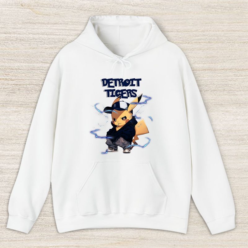 Pikachu X Detroit Tigers Team X MLB X Baseball Fans Unisex Hoodie TAH8751