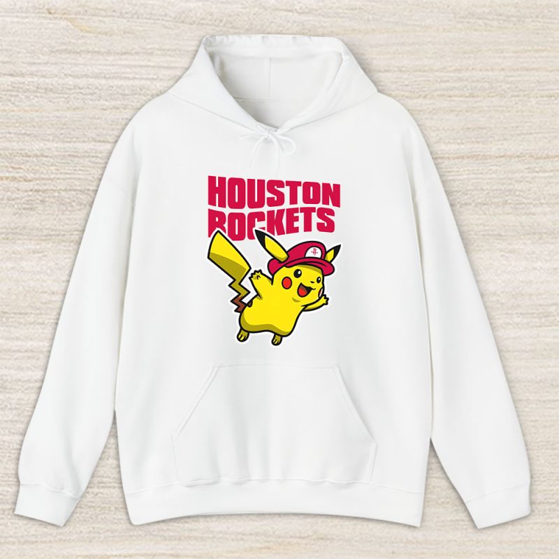 Pikachu X Houston Rockets Team X NBA X Basketball Unisex Hoodie TAH5960