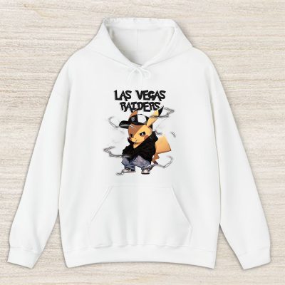 Pikachu X Las Vegas Raiders Team NFL American Football Unisex Hoodie TAH8728