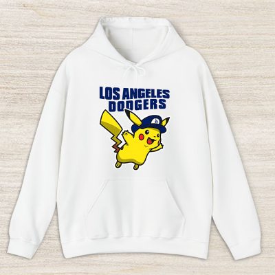 Pikachu X Los Angeles Dodgers Team X MLB X Baseball Fans Unisex Hoodie TAH5948