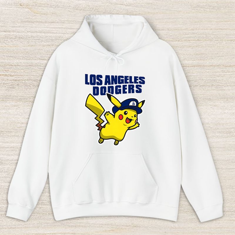 Pikachu X Los Angeles Dodgers Team X MLB X Baseball Fans Unisex Hoodie TAH5948